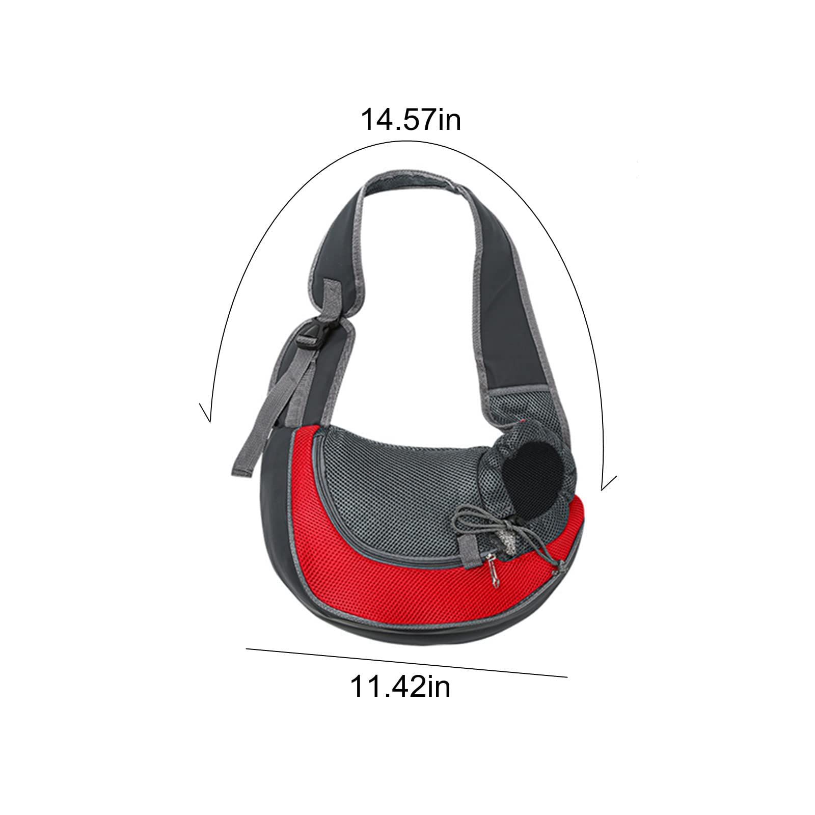 Pet Dog Sling Carrier Breathable Mesh Travel Safe Sling Bag Carrier for Dogs Cats… image 2
