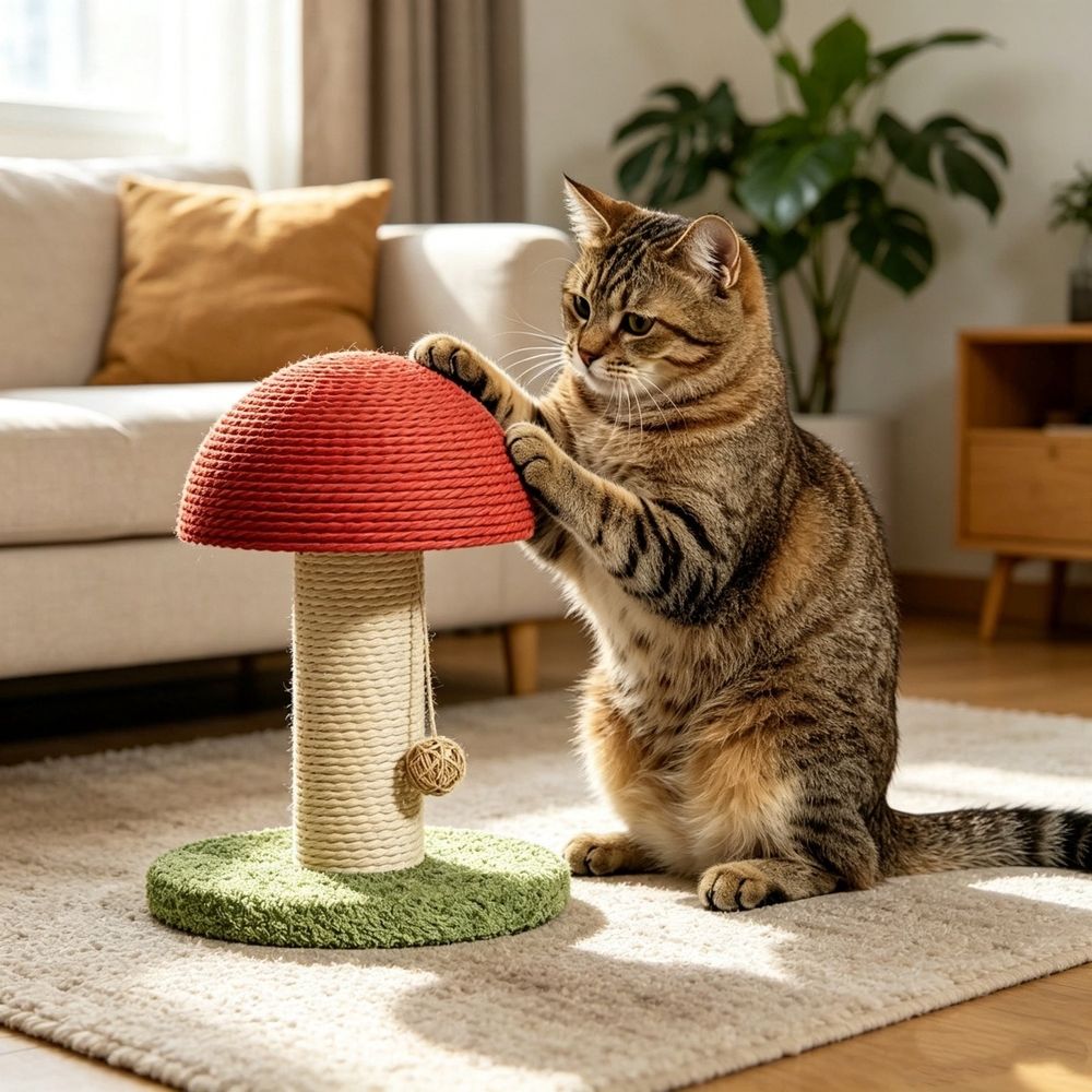 Mushroom Cat Scratch Post image 4