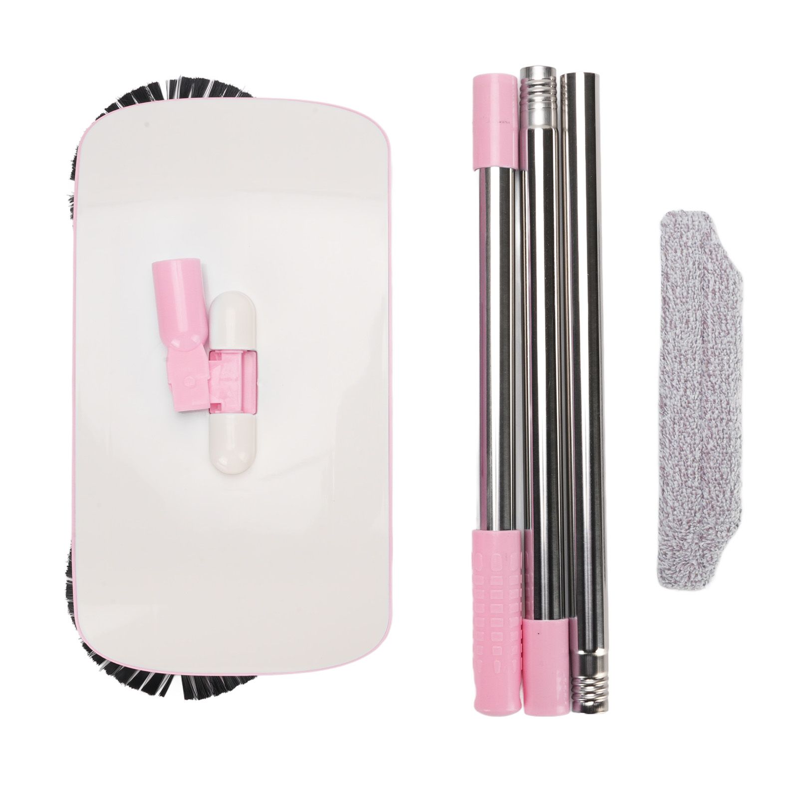 2 in 1 Hand Push Floor Sweeper Stainless Steel 180 Degree Rotating Hard Floor Mopping… image 3