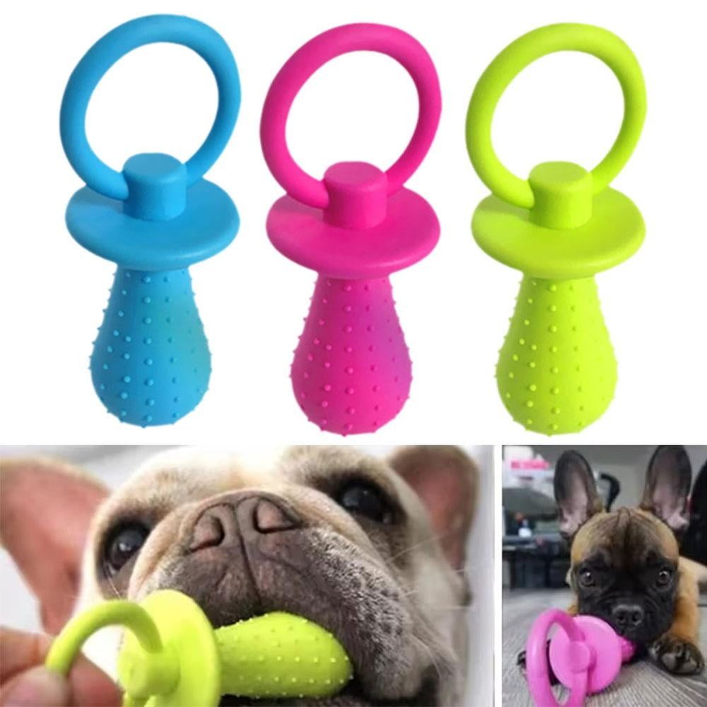 Pet Pacifier Dog Toy - Squeaky Chew Toy for Small to Large Dogs – Interactive Fetch &… image 2