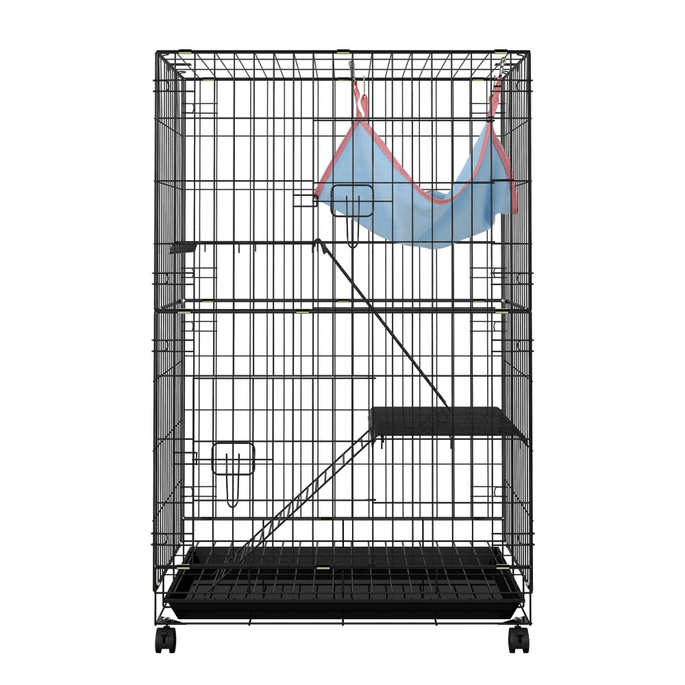 i.Pet Rabbit Cage 100cm Hutch 3 Level Indoor Guinea Pig Ferret image 3