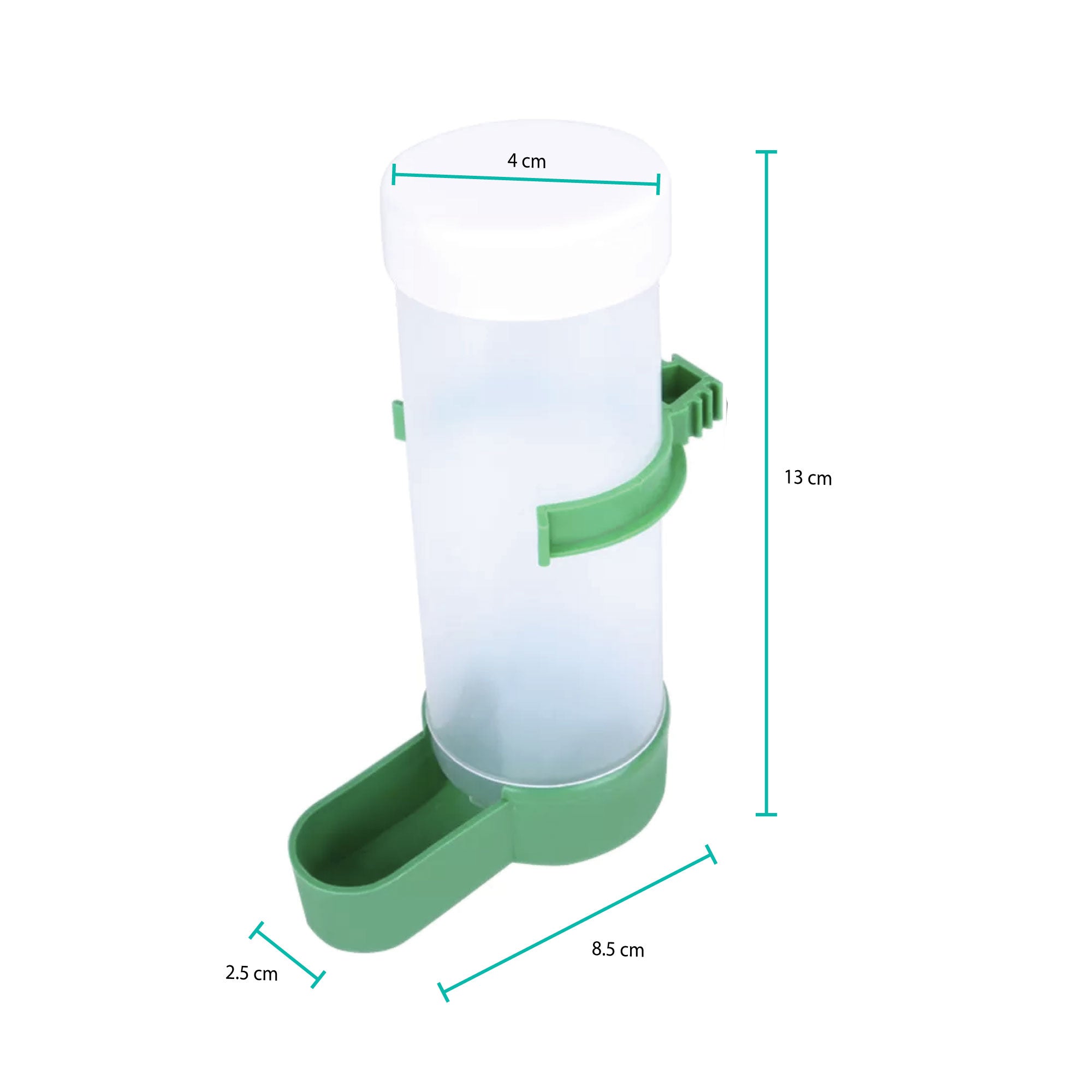 Bird Cage Food Dispenser Feeder Automatic Pet Parrot Budgie Cockatiel Aviary image 3