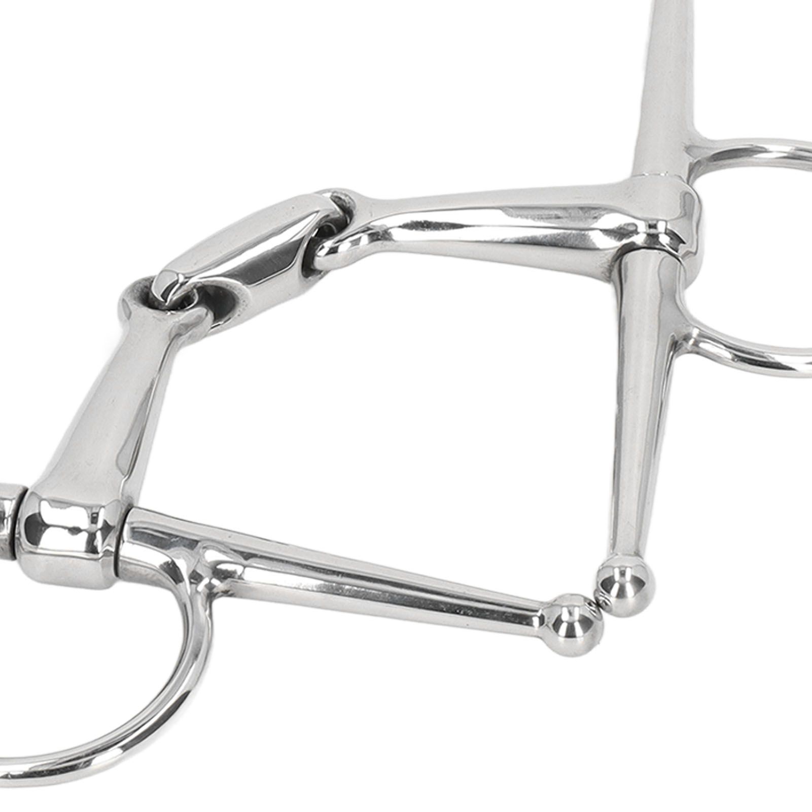 135mm Horse Mouth Bit Stainless Steel Horse Cheek Snaffle for Cultivation Outdoor Gift image 14