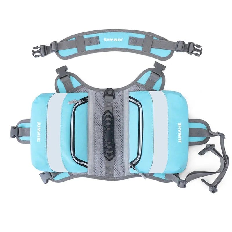 Self-Supporting Dog Backpack Vest with Dual Side Pockets – Hands-Free Canine…, Black image 10
