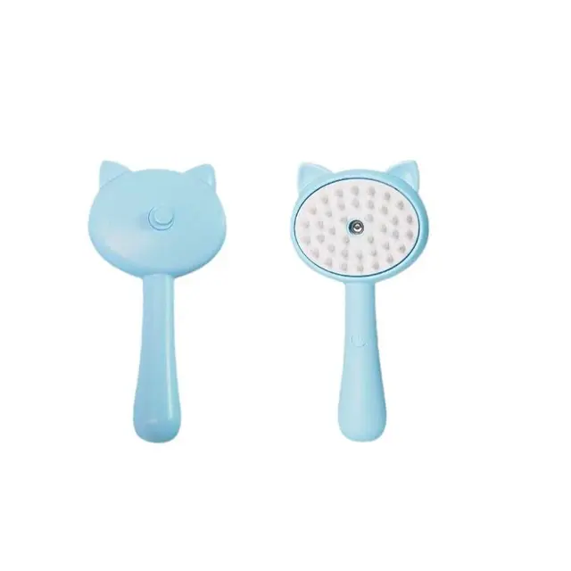 Steam Brush for Cats Cute Cat Grooming Comb with Steam