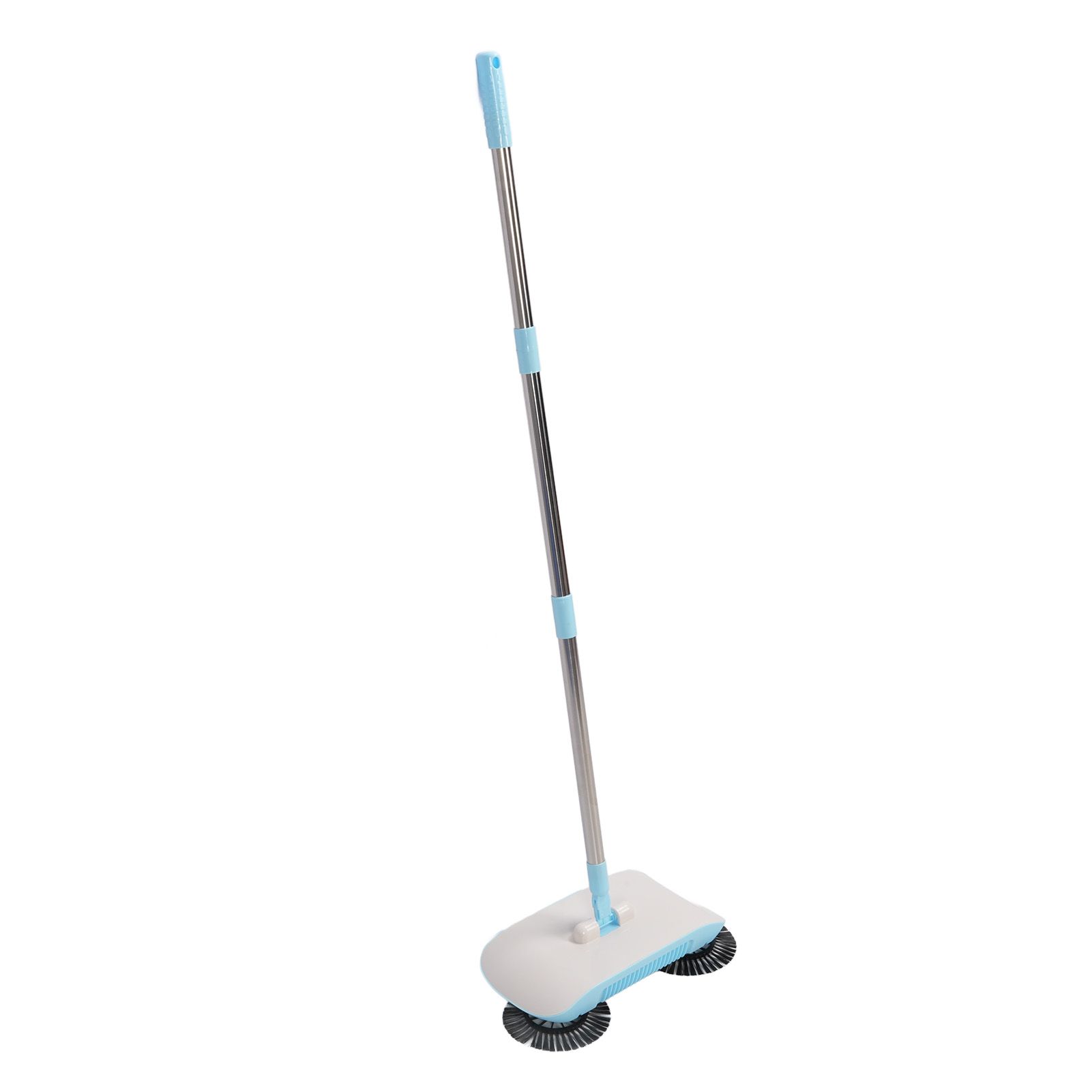 2 in 1 Hand Push Floor Sweeper Stainless Steel 180 Degree Rotating Hard Floor Mopping… image 9