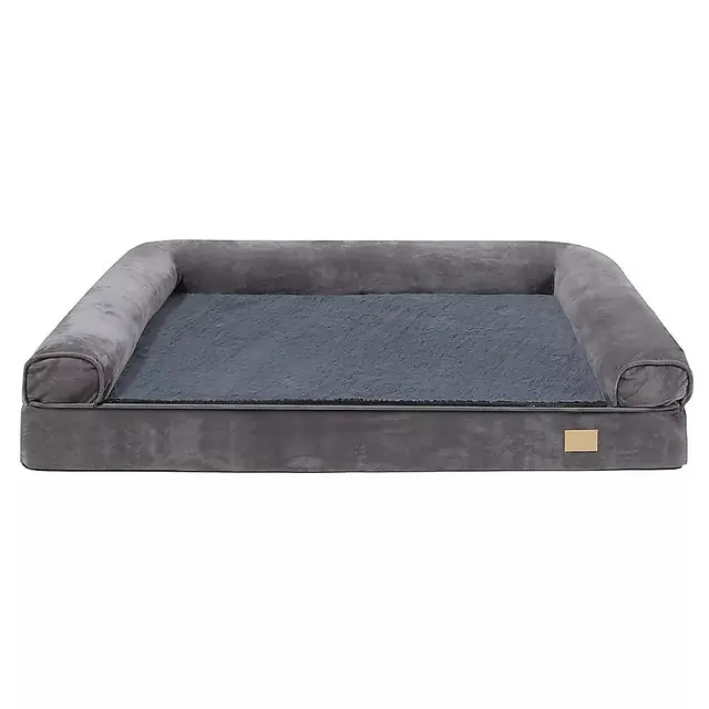 XL Large Orthopedic Dog Bed 3-Side Comfort Bolster Padded Calming Mattress Bed