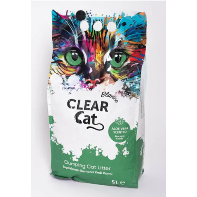 ClearCat Blanco Cat Litter - Aloevera 10L