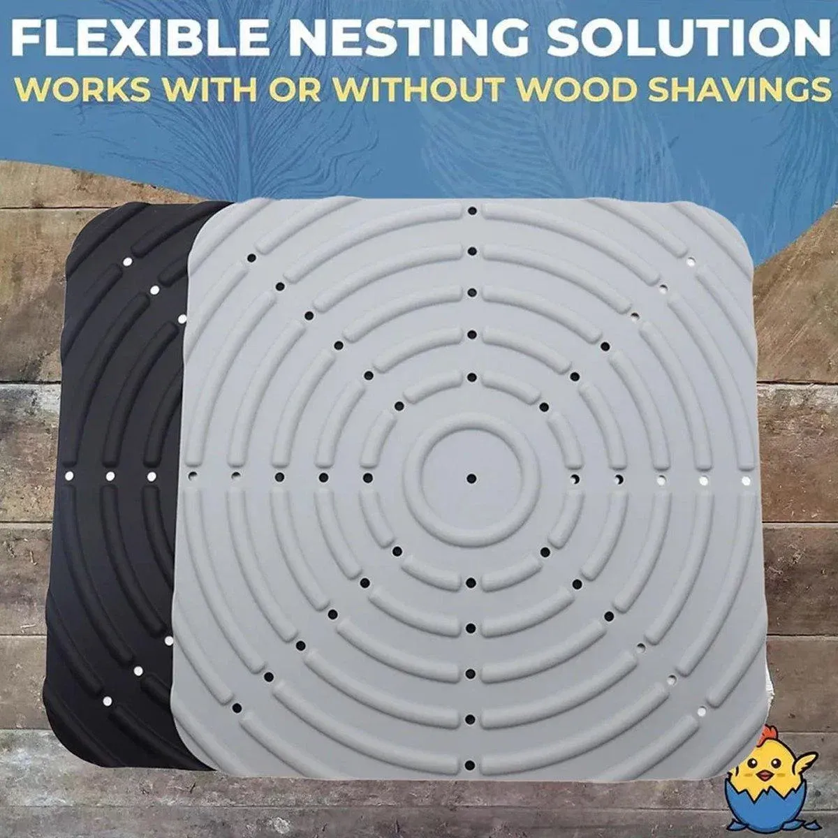 Washable Silicone Nesting Box Bedding Reusable Under Bedding for Chicken Coop… image 11