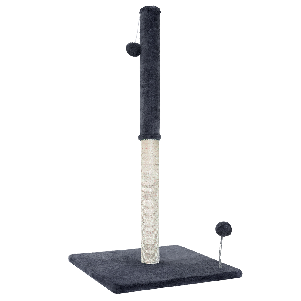 i.Pet Cat Tree 105cm Scratching Post Scratcher Tower Condo House Hanging toys Grey image 7