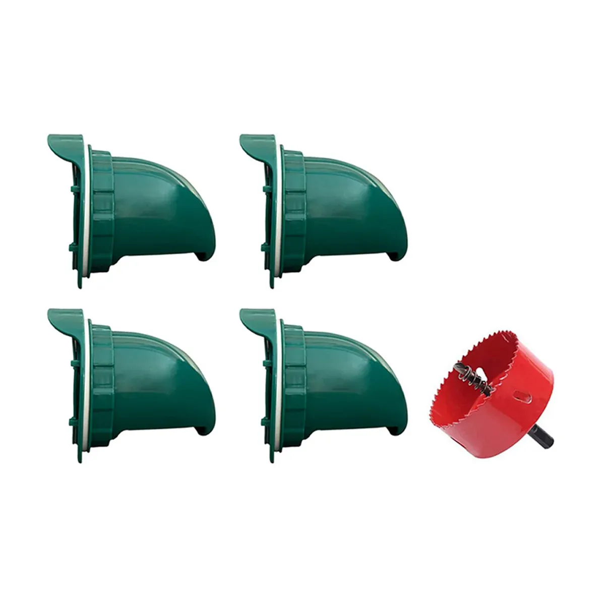 5PCS Automatic Chicken Feeder Poultry Feeding Cup Trough Drinker Set Hen Coop image 2
