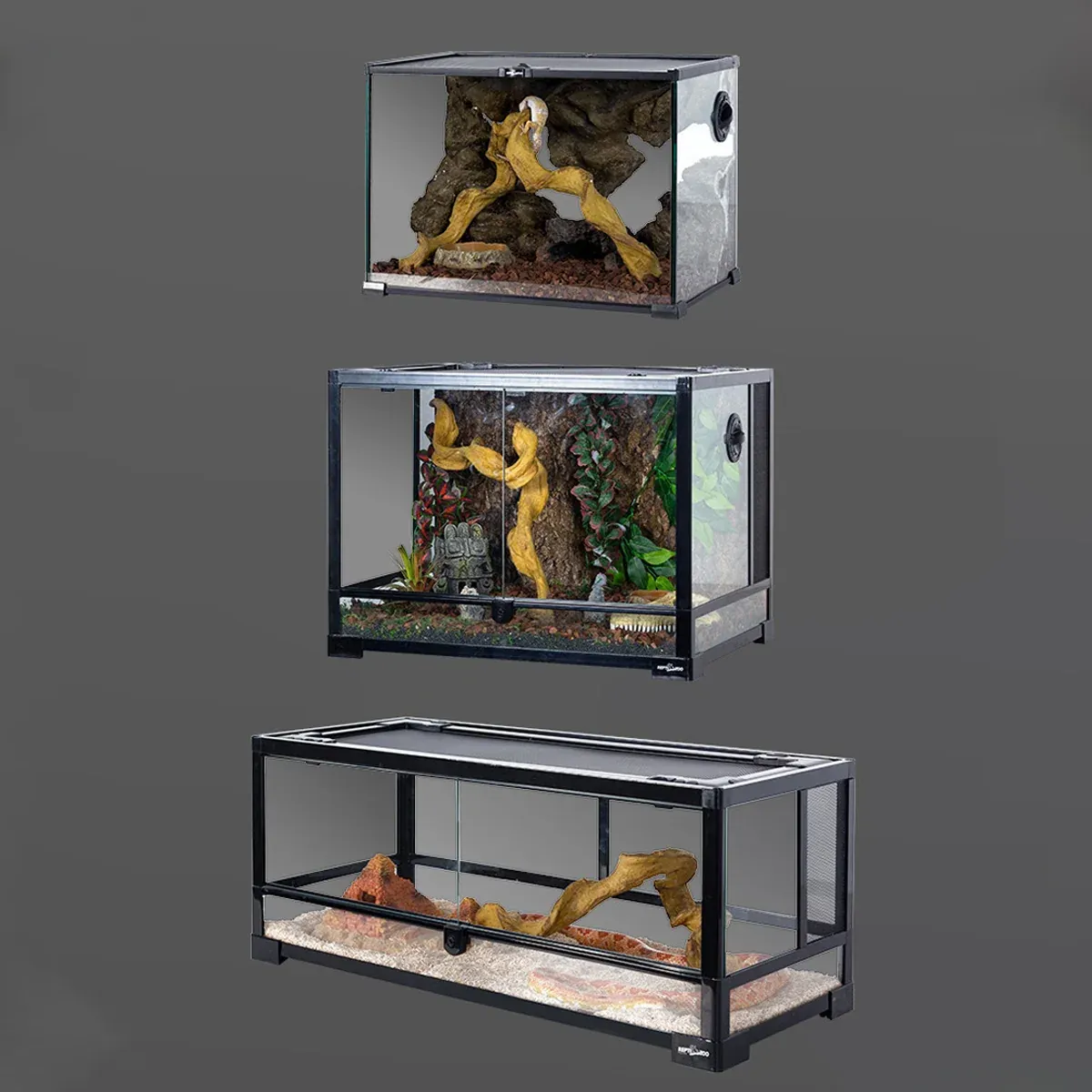 Simulated Vine Plants Reptile Habitat Terrarium Decor for Lizards and Tree Frogs image 5