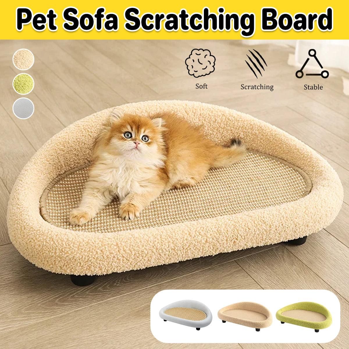 Large Cat Scratching Board Sofa Scratch Resistant Nest for Cats and Kittens - Brown image 2