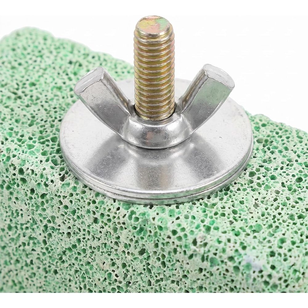 4pcs Lava Pumice Molar Block for Birds, Light Green image 3
