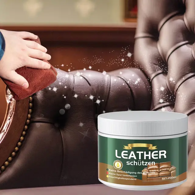 Leather Recoloring Balm 12OZ- Dark Brown Leather Repair Kit for Restore Couches
