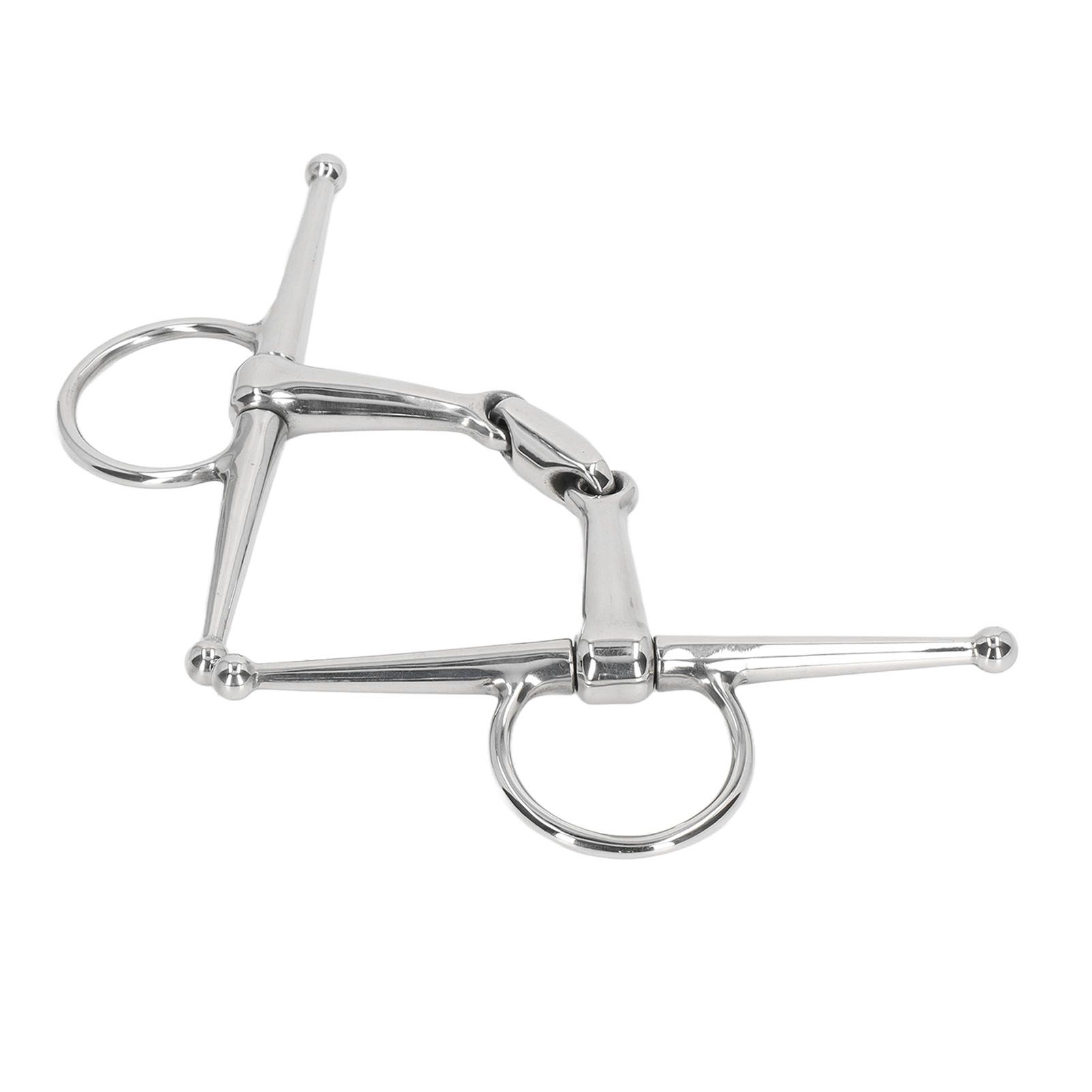 135mm Horse Mouth Bit Stainless Steel Horse Cheek Snaffle for Cultivation Outdoor Gift image 6