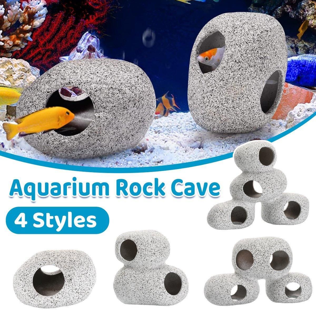 Clay Pot Aquarium Decoration Shrimp House Cichlid Breeding Tank Fish Nest - Ten Holes image 2