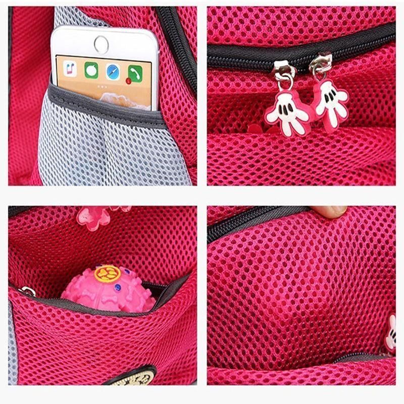 L Size Puppy Travel Mesh Pet Dog Carrier Backpack Front Travel Portable Shoulder Bag… image 5