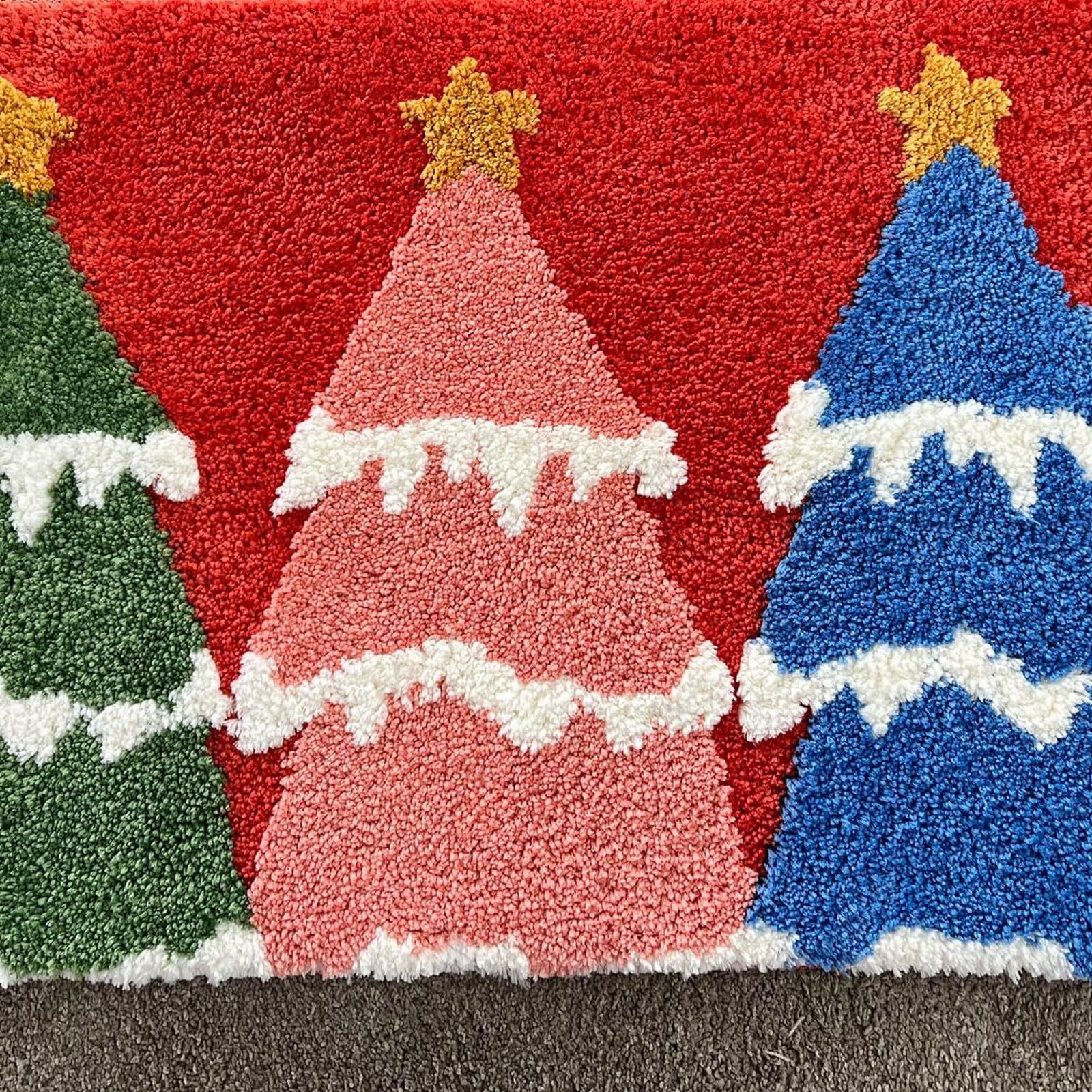 Christmas Bath Mat Cute Bath Rug Super Soft Christmas Bath Rug Absorbent Bathroom Non… image 5