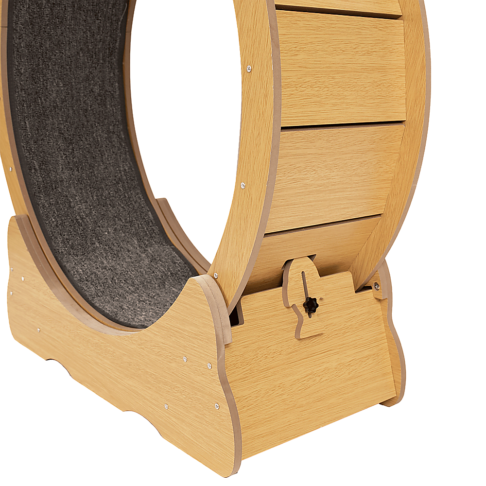 Cat Running Wheel w/ Carpet Runway Cat Exercise Wheel for Fitness Cat Treadmill image 11
