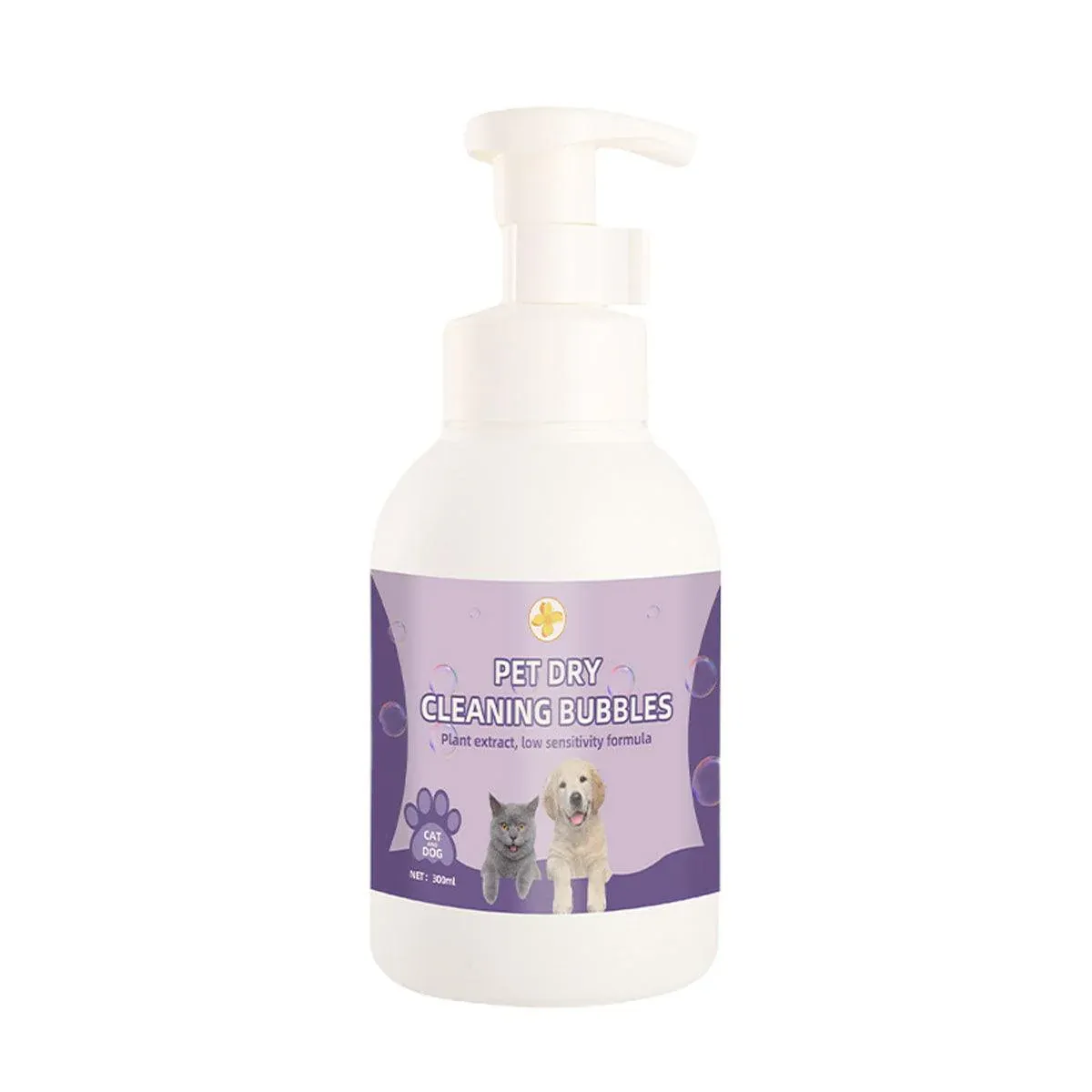 500ml Pet Leave In Dry Cleaning Foam No Rinse Bath Wash for Dogs and Cats image 2