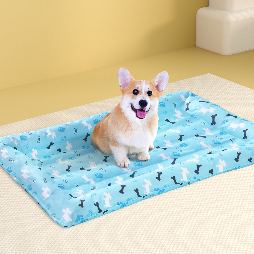 i.Pet Pet Cooling Mat Gel Dog Cat Self-cool Puppy Pad Large Bed Summer Blue image 7