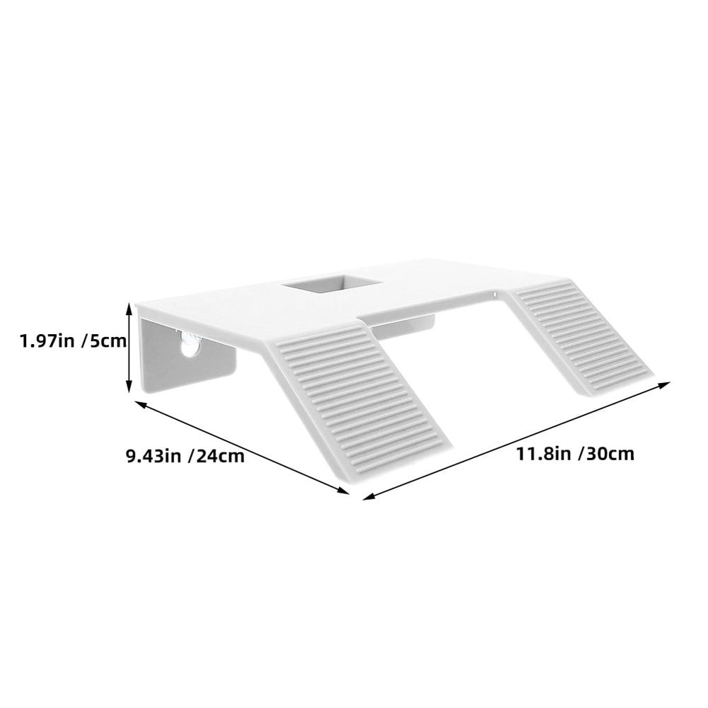 Durable White ABS Turtle Basking Platform, Suitable for Reptiles image 2
