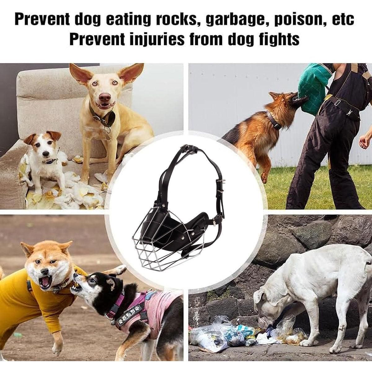 Anti Bite Anti Bark Dog Muzzle Mouthguard Adjustable for Small Medium Large Dogs… image 9