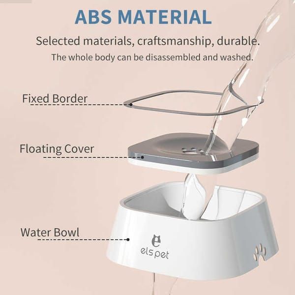 Els Pet Pink Dog Water Feeder image 4