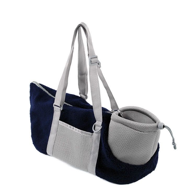 Cozy Winter Pet Carrier for Small Dogs and Cats — Warm Fleece-Lined Travel Bag…, Grey image 6