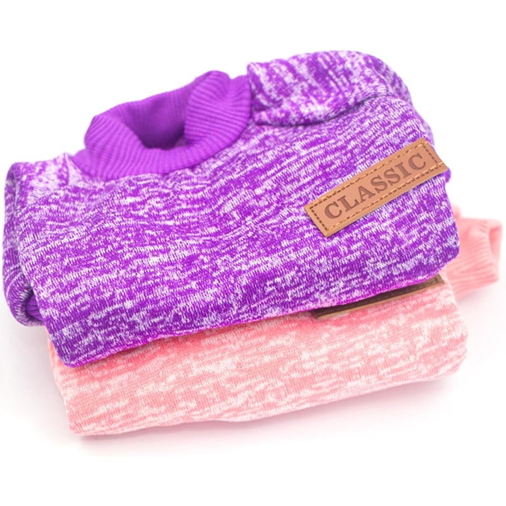 Dog Sweaters for Small Dogs Fall Winter Dog Clothes Female Fleece Puppy Sweaters…, S image 5