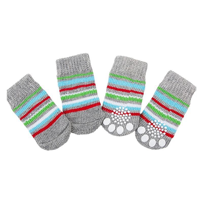 Dog Socks Non-Slip Grip Slip Anti-Slip - Puppy Cat Pet Shoes Slippers M Size - Yellow… image 13
