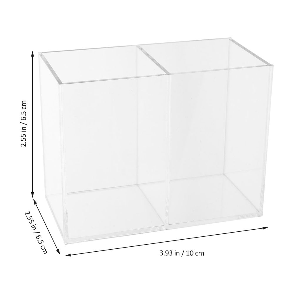 Clear Acrylic Fish Tank Rimless Desktop Aquarium Ideal for Home Or Office image 3