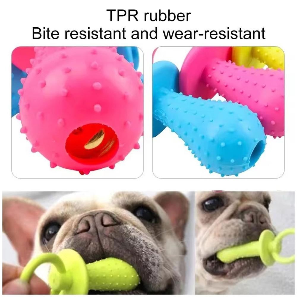 Pet Pacifier Dog Toy - Squeaky Chew Toy for Small to Large Dogs – Interactive Fetch &… image 3