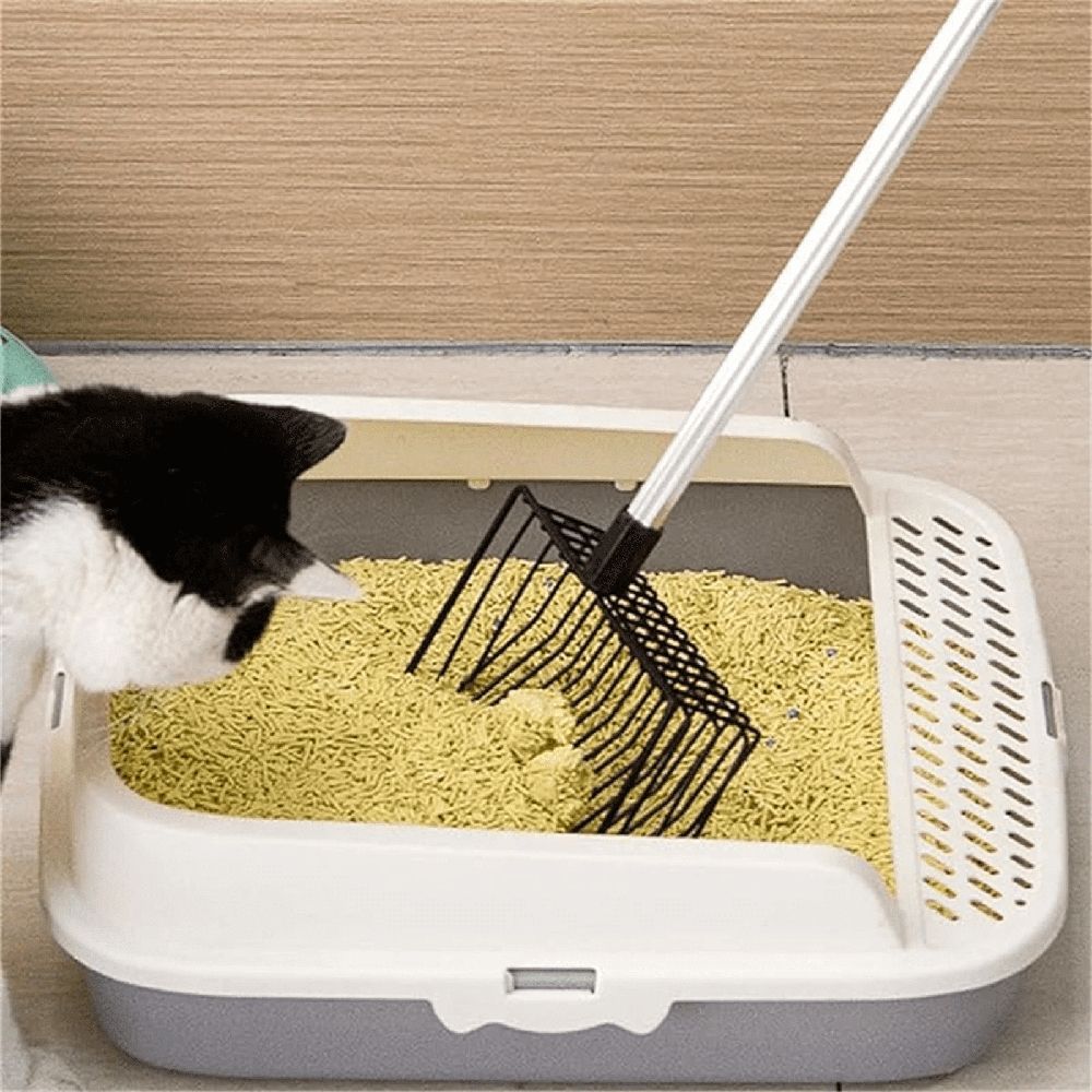 42" Metal Cat Litter Scoop with Deep Shovel&Long Handle image 5