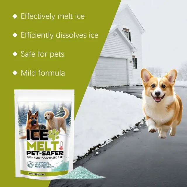 Ice Melt Effectively Pet Safe Salt Ice Melt