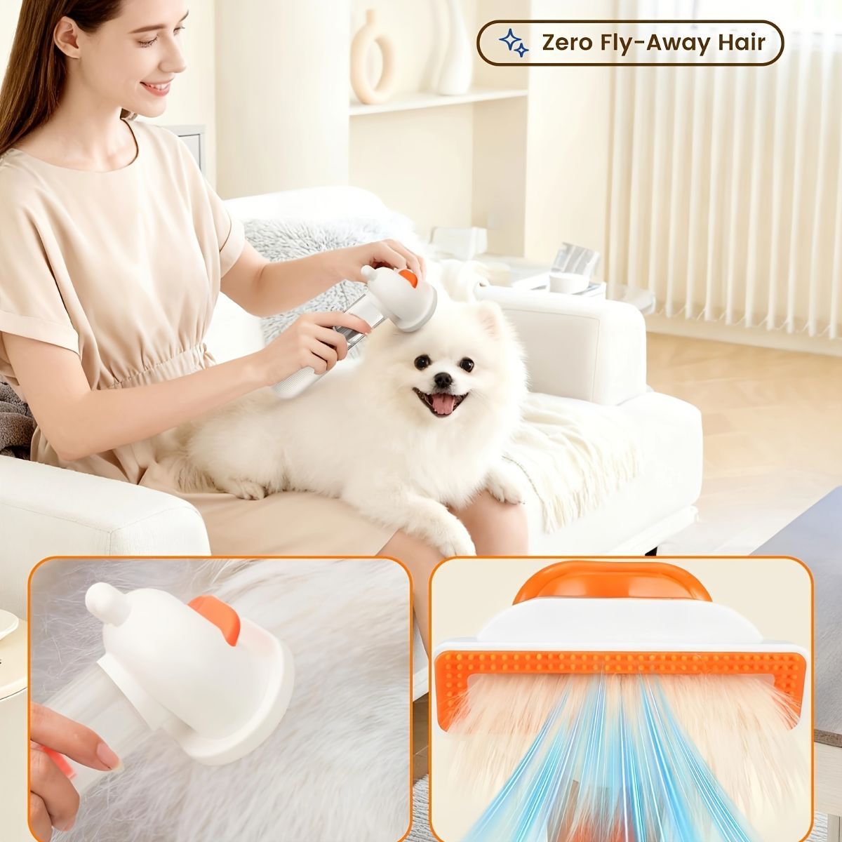 pet dematting comb cat and dog grooming brush image 13