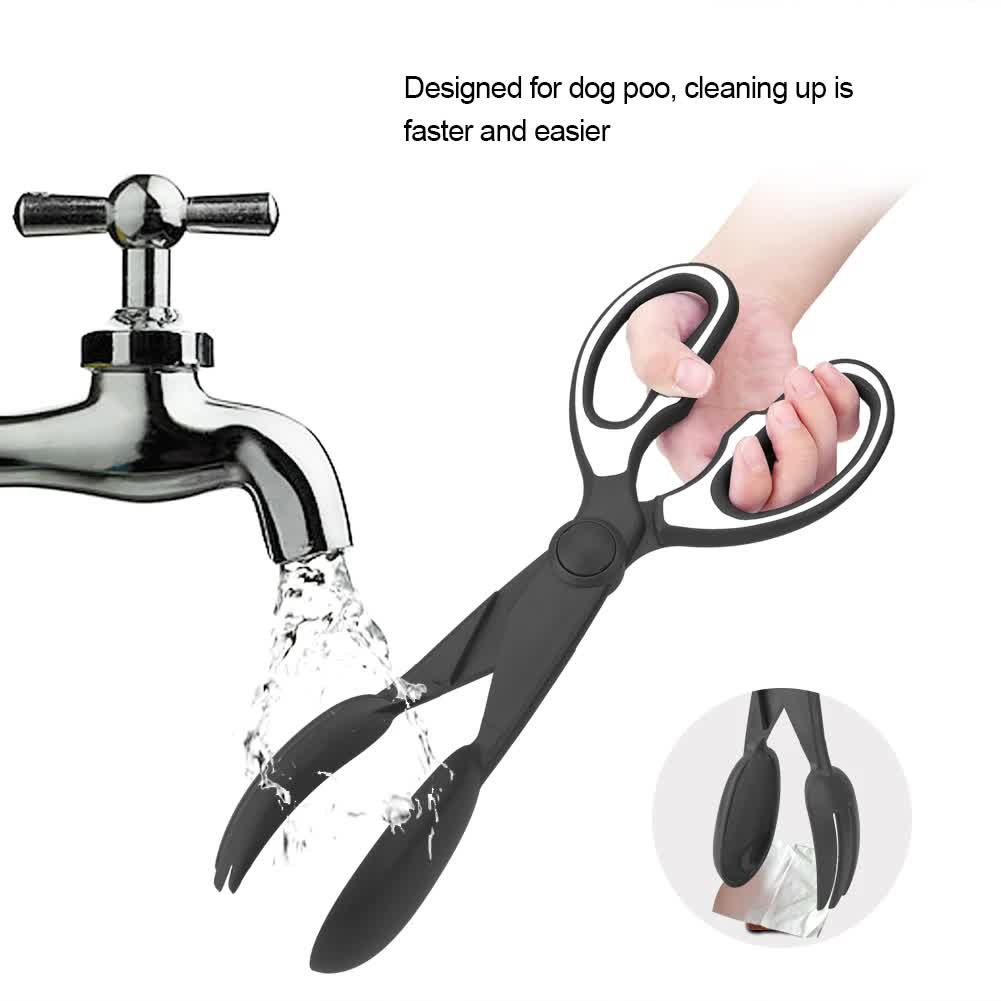 2 Pcs Pink Pet Poop Scooper with Long Handle - Durable Plastic Waste Picker for Dogs… image 5