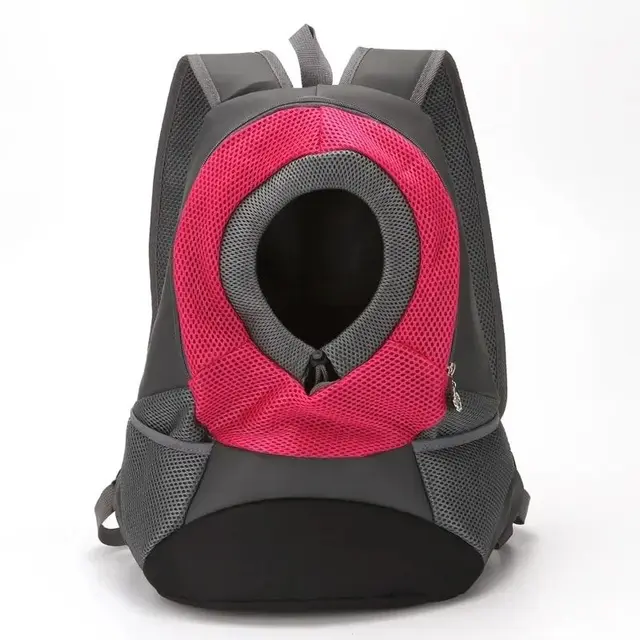 Ventilated Small Pet Carrier Backpack – Hands-Free Nylon Travel Bag with Adjustable…