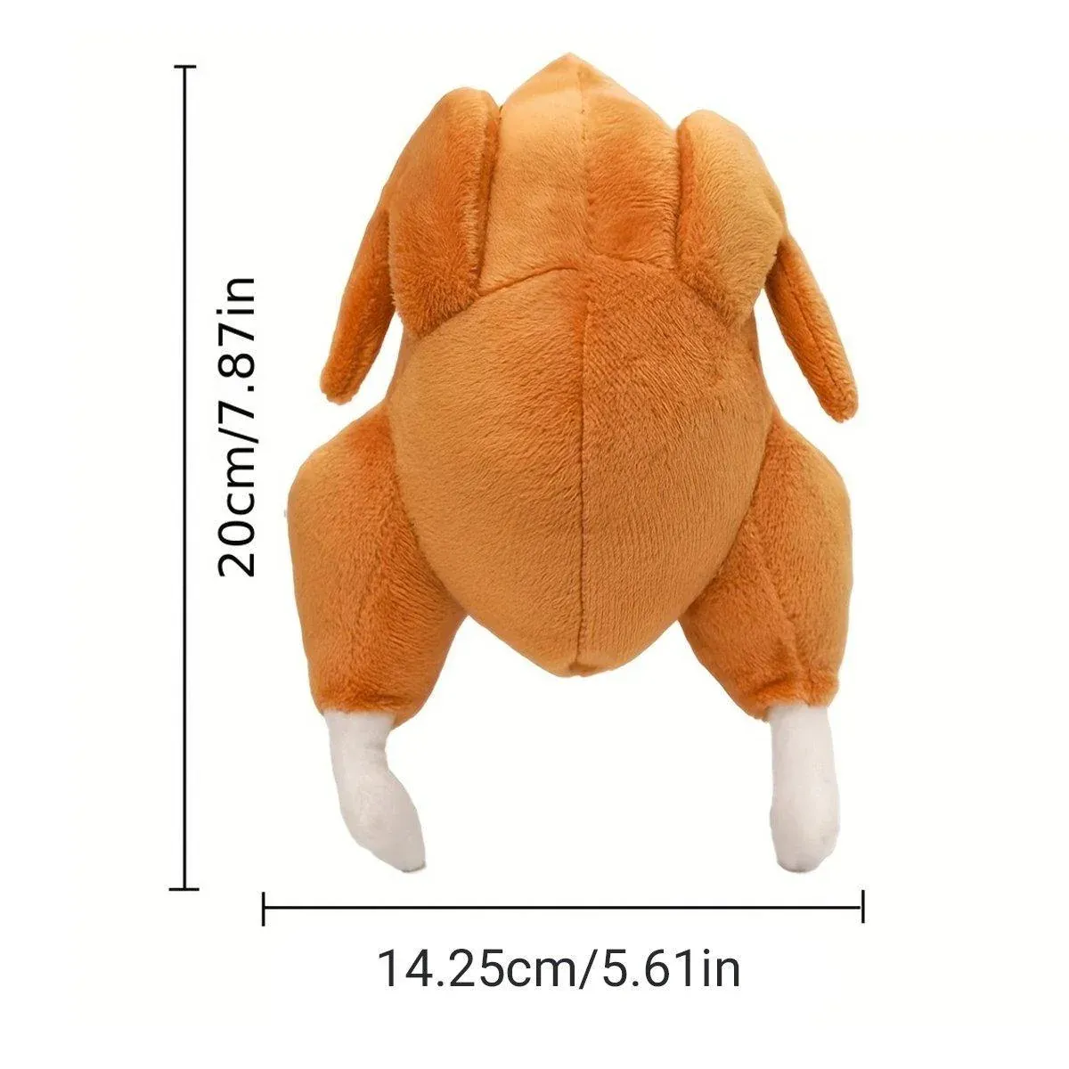 Plush Roast Chicken Dog Toy Squeaky Sound Stuffed Interactive Pet Plaything image 3