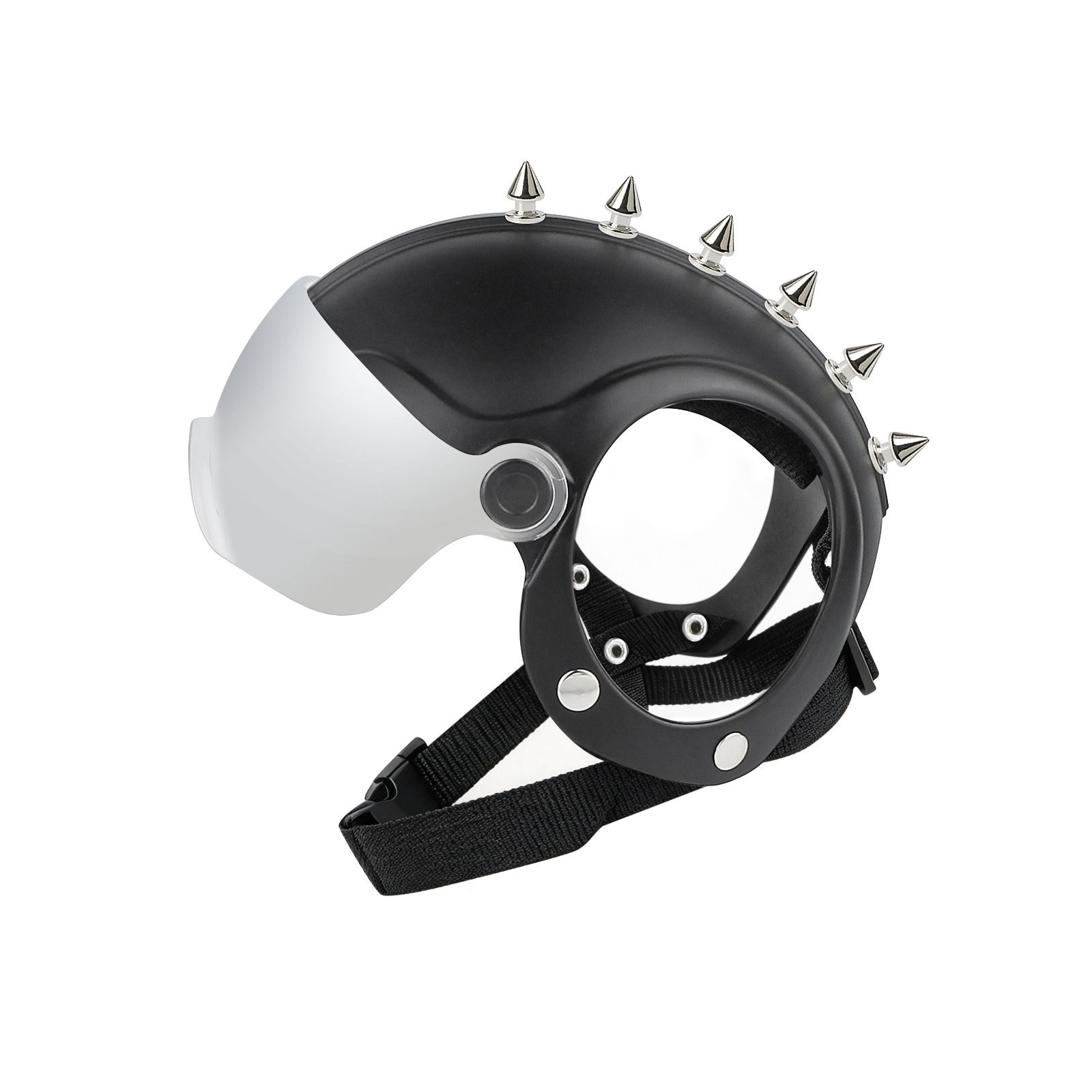 New Pet Goggles Helmet Glasses 2-in-1 Motorcycle Cap Punk ABS UV Protection Breathable… image 10