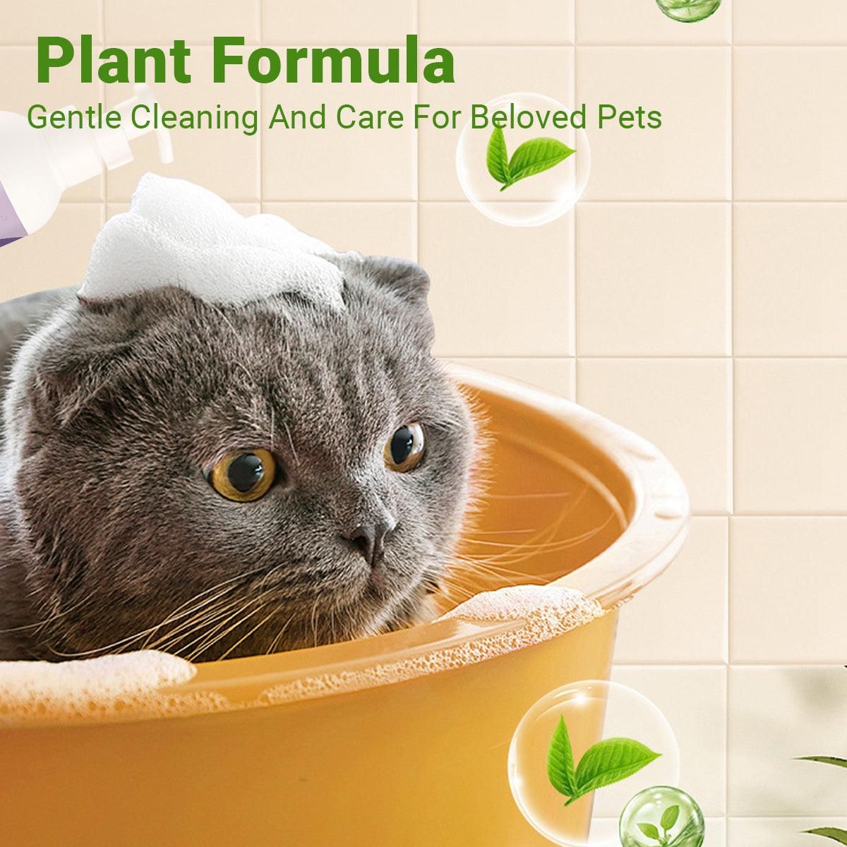 500ml Pet Leave In Dry Cleaning Foam No Rinse Bath Wash for Dogs and Cats image 4