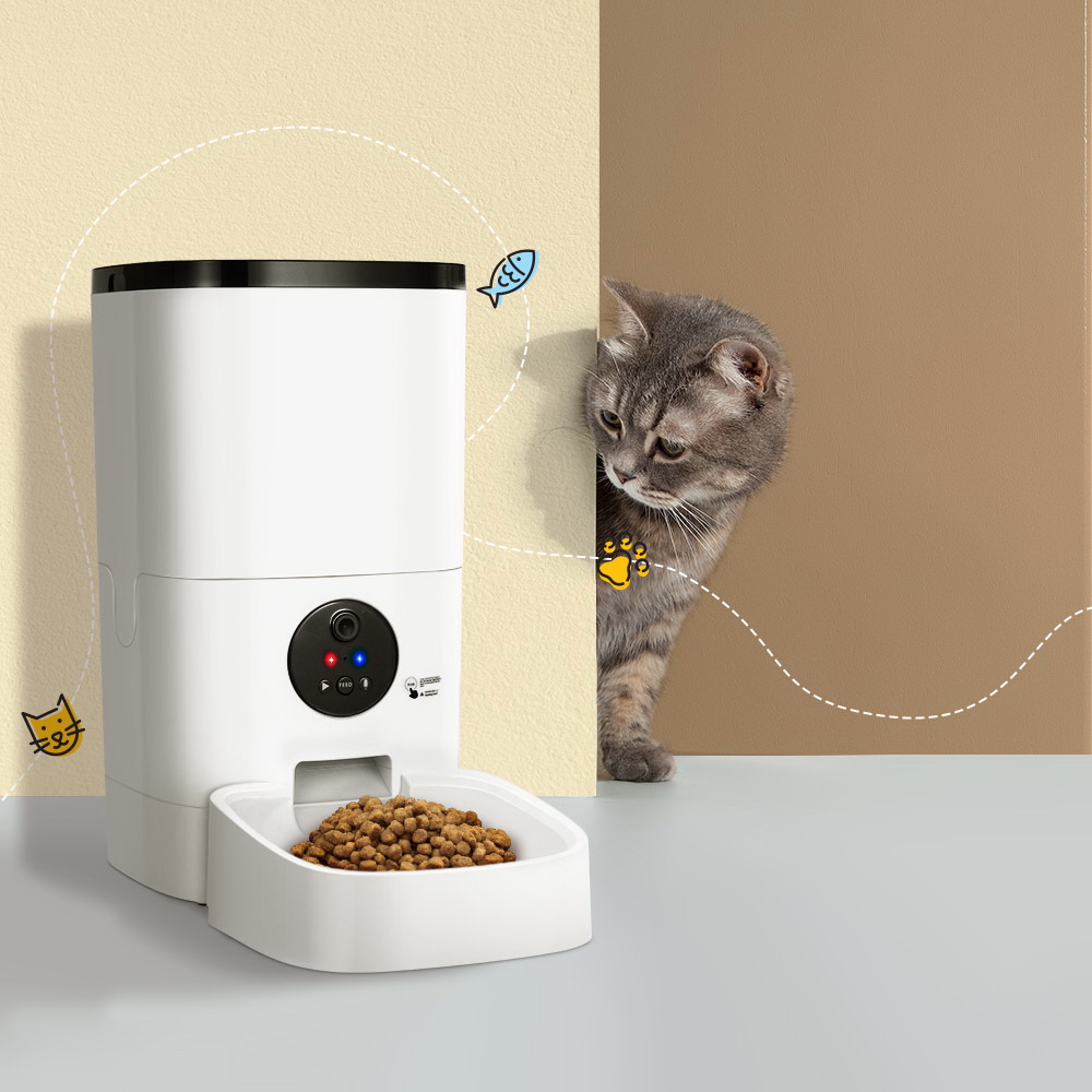 i.Pet Automatic Pet Feeder 6L Wifi Camera Dog Cat Smart Food Dispenser Timer image 8