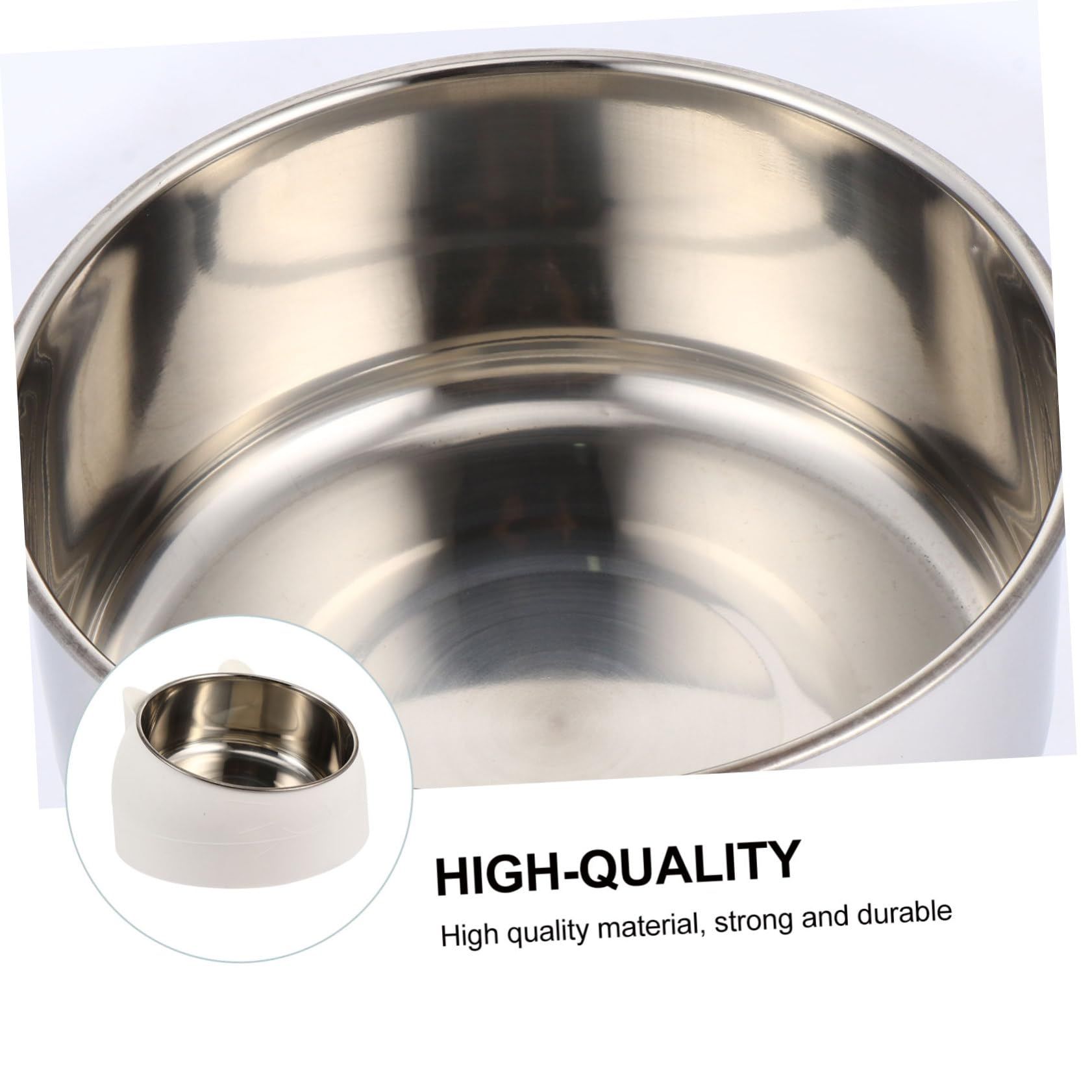 Stainless steel cat bowl – elevated pet bowl image 5
