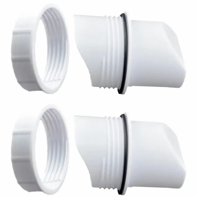 Poultry DIY Port PVC Gravity Fed Chicken Feeder for Hen Coop Farm Bucket Kit - 2 PCS…