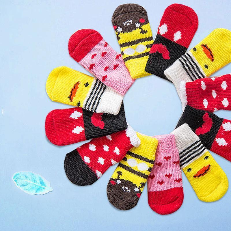 Dog Socks Non-Slip Grip Slip Anti-Slip - Puppy Cat Pet Shoes Slippers M Size - Grey… image 4