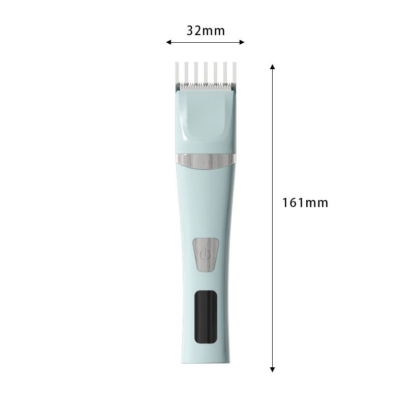 Rechargeable Pet Hair Clipper with LED Display Green - 32mm Wide Blade image 5