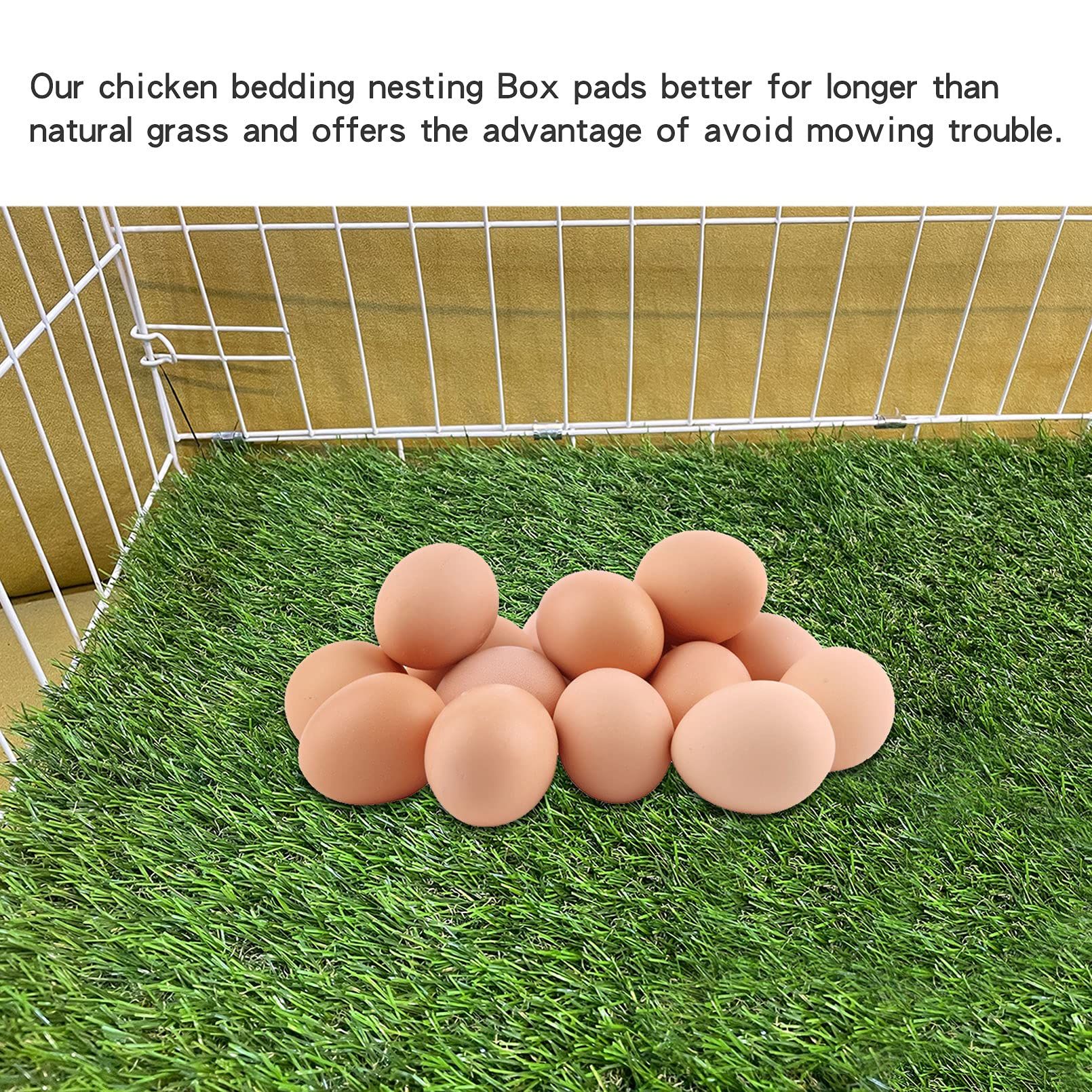 4 Pack Chicken Nesting Pads-12×12in, 12 × 12in image 4