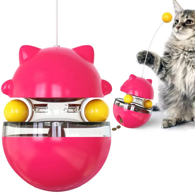 Cat Teaser Cup Toy, Red