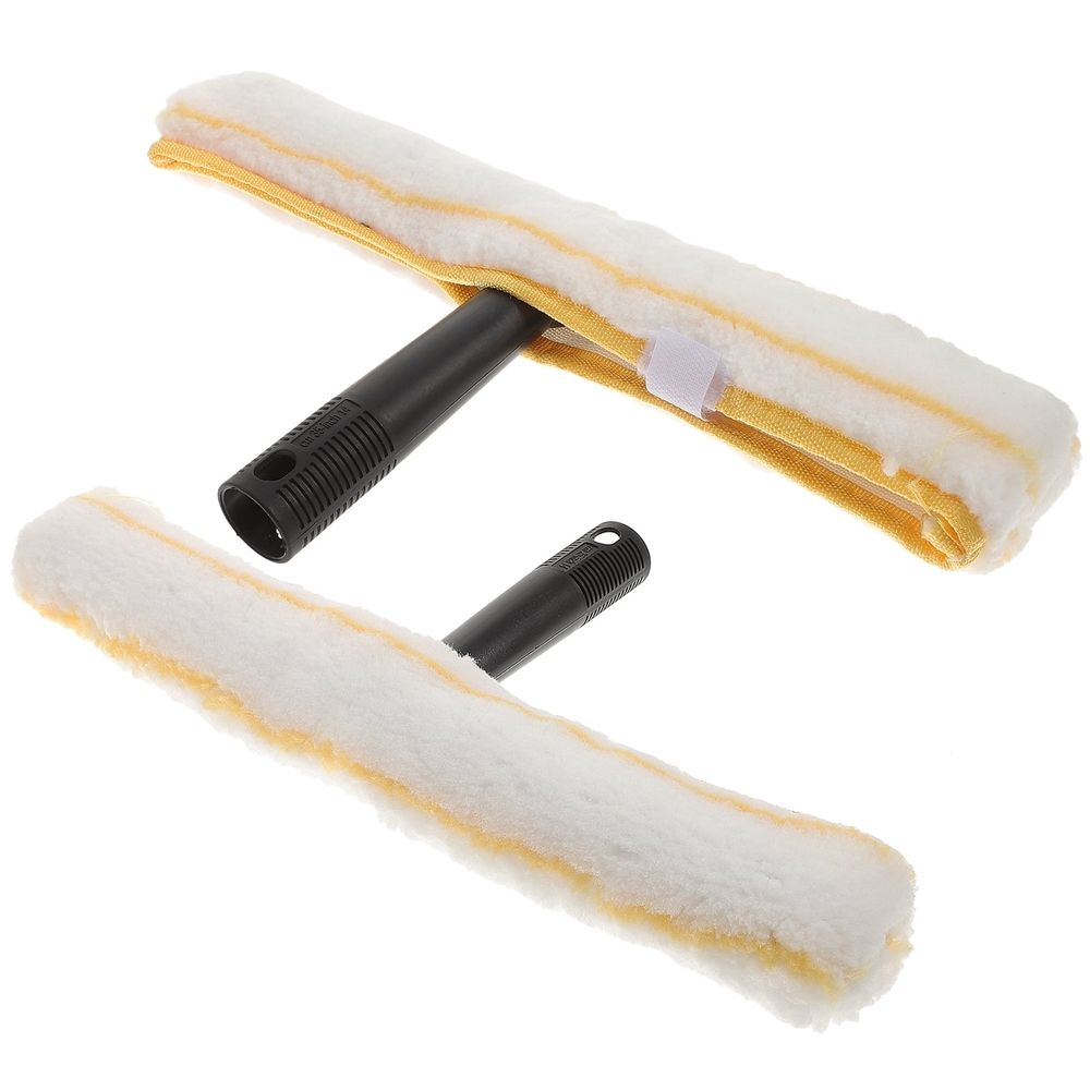 2Sets Window Squeegee with Practical Hole Design and Non Slip Handle for Easy Use image 3